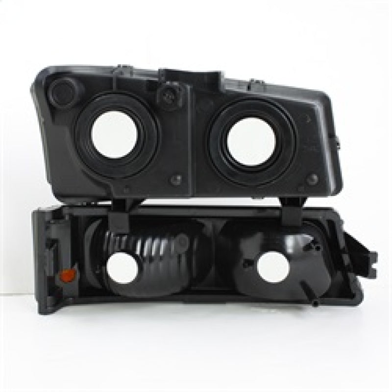 SPYDER Xtune Chevy Silverado 2500HD 03-06 Crystal Headlights w/ Amber Lights Smoke HD-JH-CSIL03-AM-SM-SET 5064523