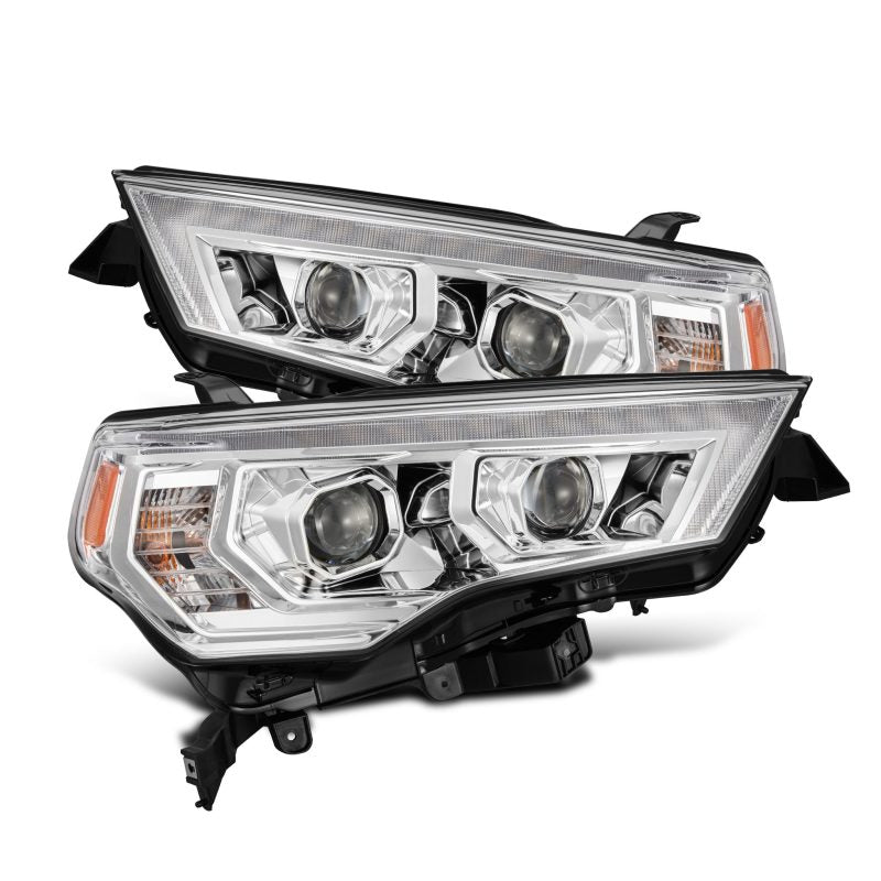 AlphaRex 14-22 Toyota 4Runner PRO-Series Projector Headlights Black w/Seq. Sig. + DRL 880815 *Discontinued