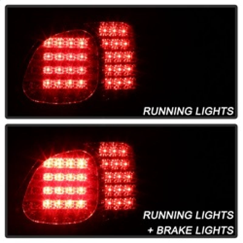 Spyder Lexus GS 300/400 98-05 LED Tail Lights Red Clear ALT-YD-LGS98-LED-RC 5005731