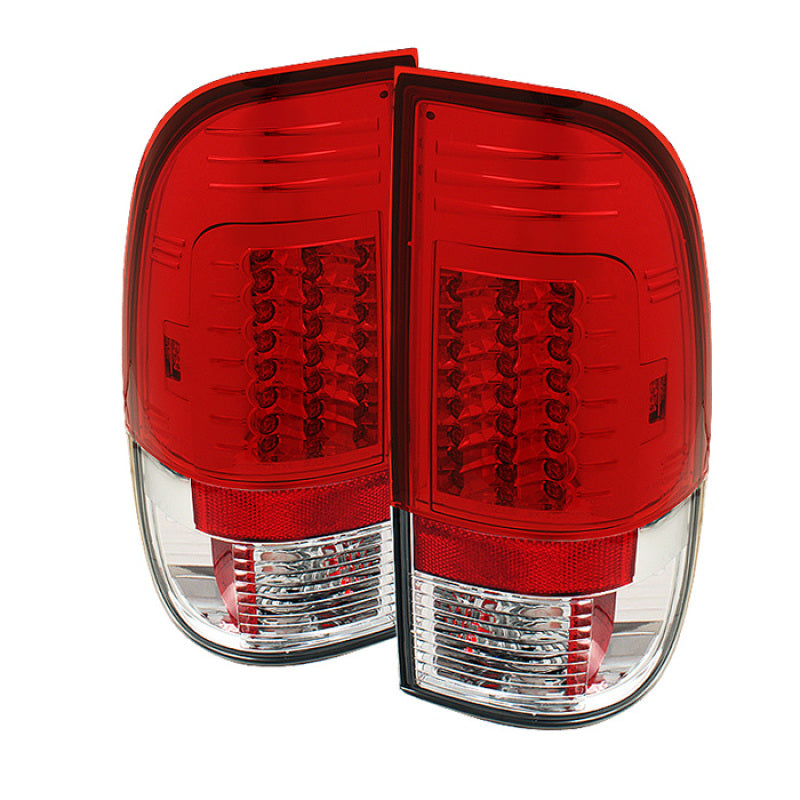 Spyder Ford F150 Styleside 97-03/F250 Version 2 LED Tail Lights Red Clear ALT-YD-FF15097-LED-G2-RC 5029140