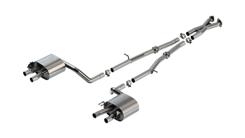 Borla 22-23 Kia Stinger 3.3L V6 Turbo 2.25in Pipe Dia Dual Split Rear Exit S-Type Cat-Back Exhaust 140936