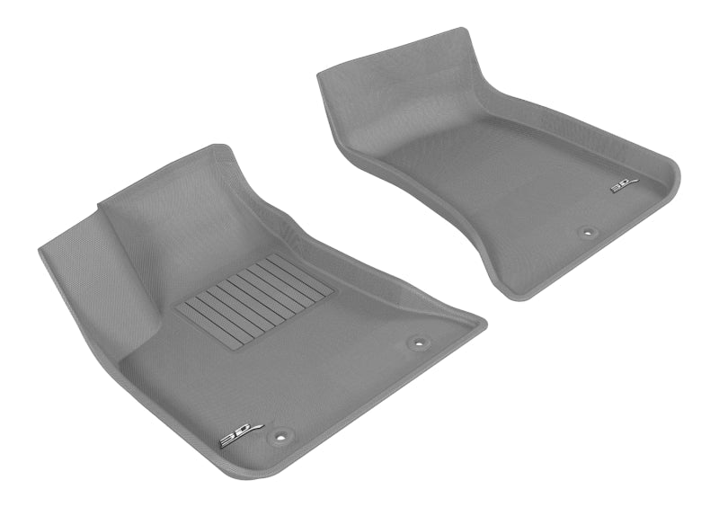 3D MAXpider 2011-2020 Dodge/Chrysler Charger Rwd/300/300C Rwd Kagu 1st Row Floormat - Gray L1DG01411501