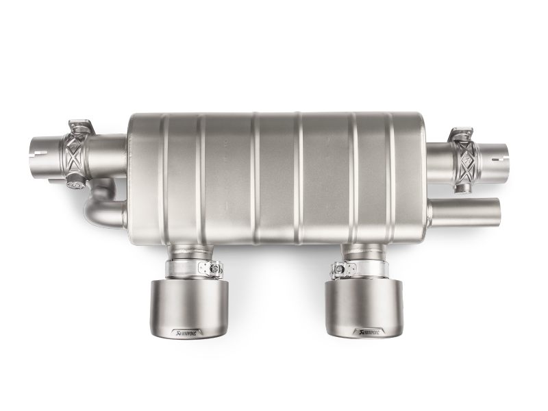 Akrapovic 16-17 Porsche 911 Carrera S/4/4S/GTS (991.2) Slip-On Line (Titanium) w/ Titanium Tips S-PO/TI/5H