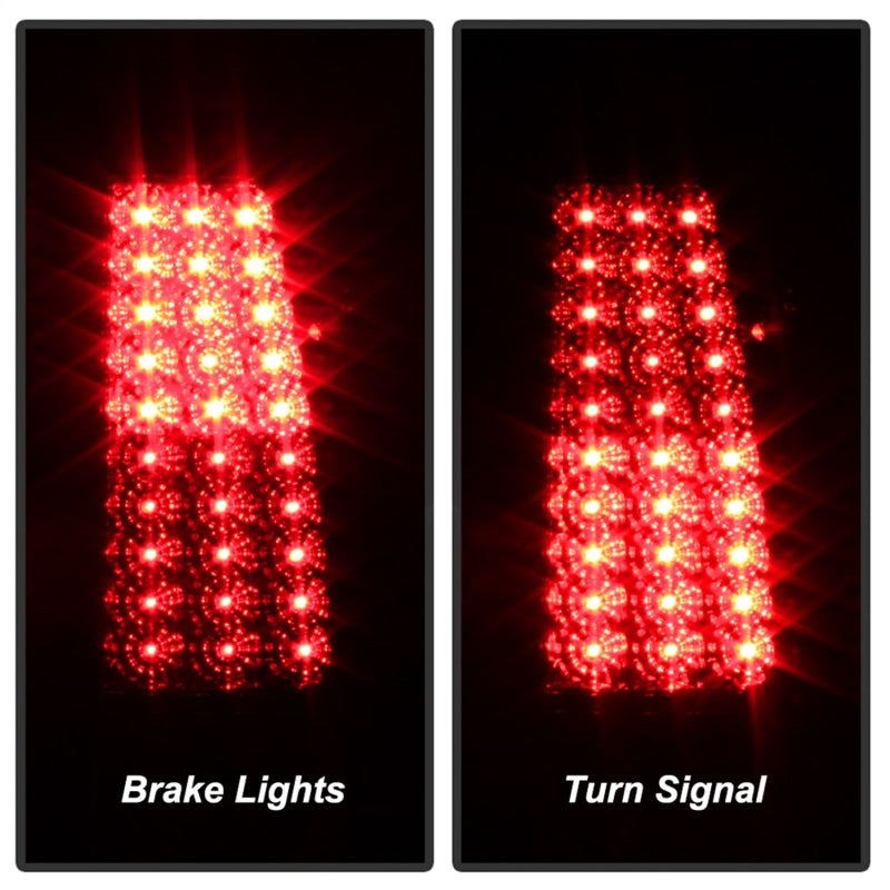 SPYDER Xtune Chevy Silverado 1500/2500/3500 99-02 LED Tail Lights Red Clear ALT-ON-CS99-LED-RC 5008831