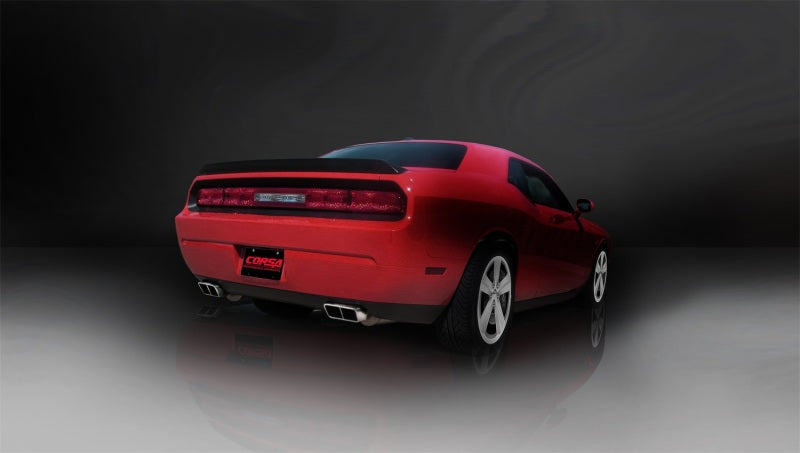 Corsa Performance 09-10 Dodge Challenger R/T 5.7L V8 Manual Polished Xtreme Cat-Back
