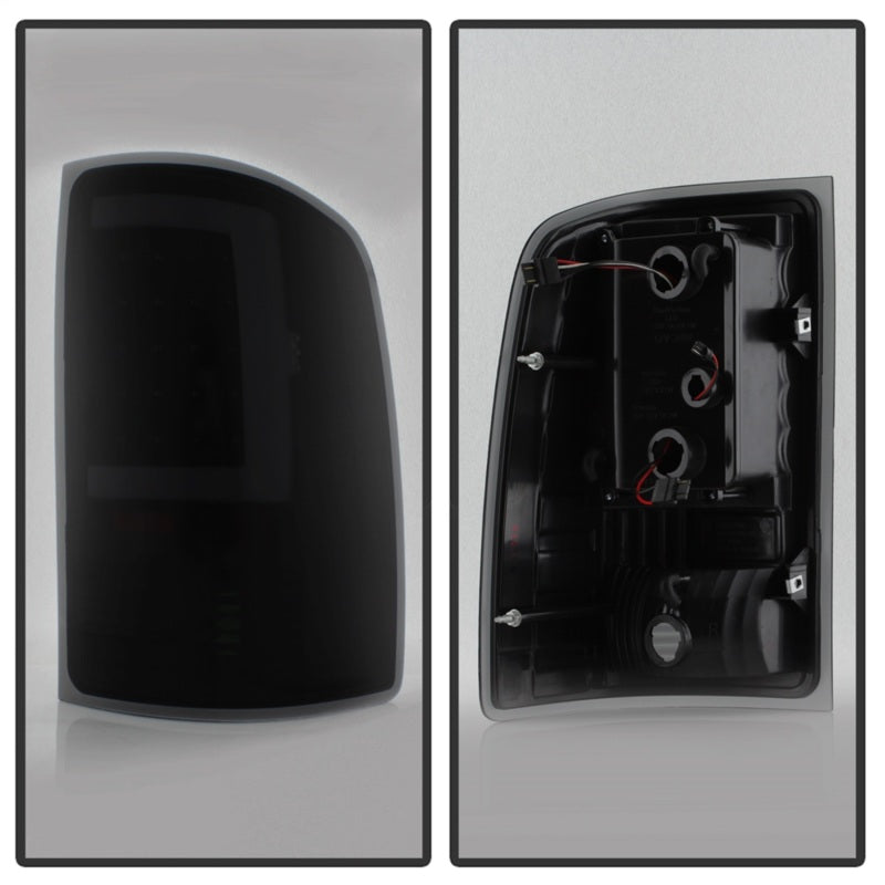 SPYDER xTune 07-13 GMC Sierra 1500 LED Tail Lights - Black Smoke (ALT-ON-GS07-G2-LED-BSM) 9038518