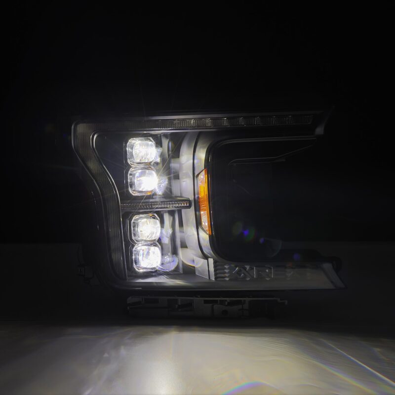 AlphaRex 18-20 Ford F-150 NOVA LED Proj Headlight  Blk (14th Gen G2 Style) 880248 *Discontinued