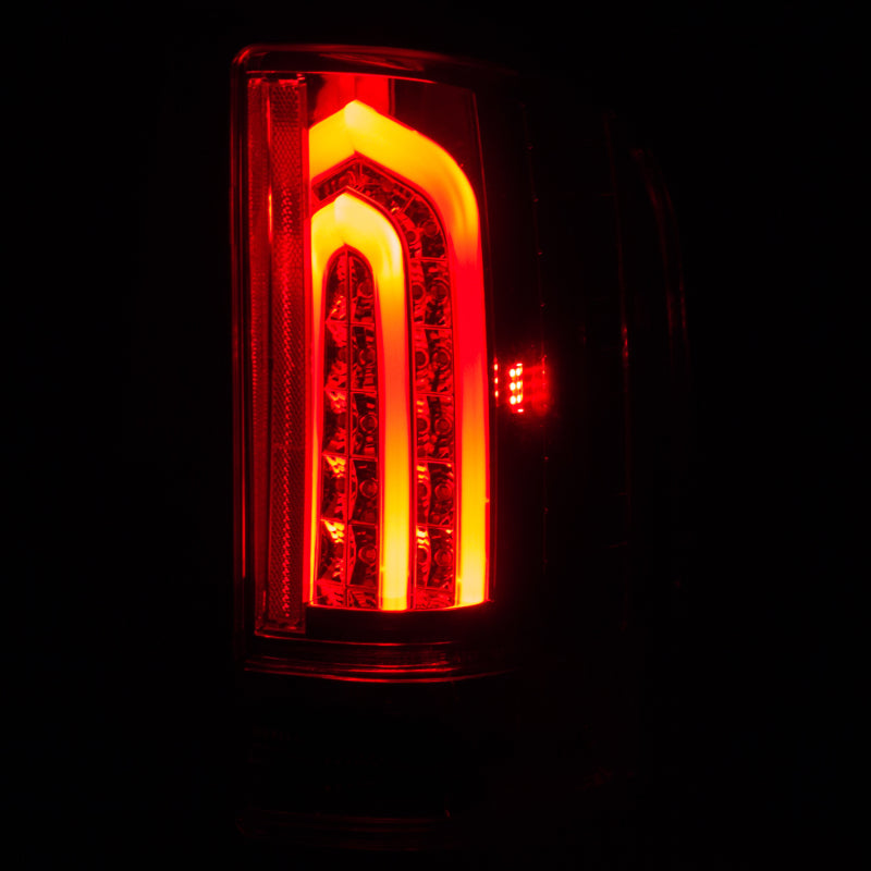 Anzo 2007-2013 Chevrolet Silverado 1500 LED Taillights Red/Clear G2