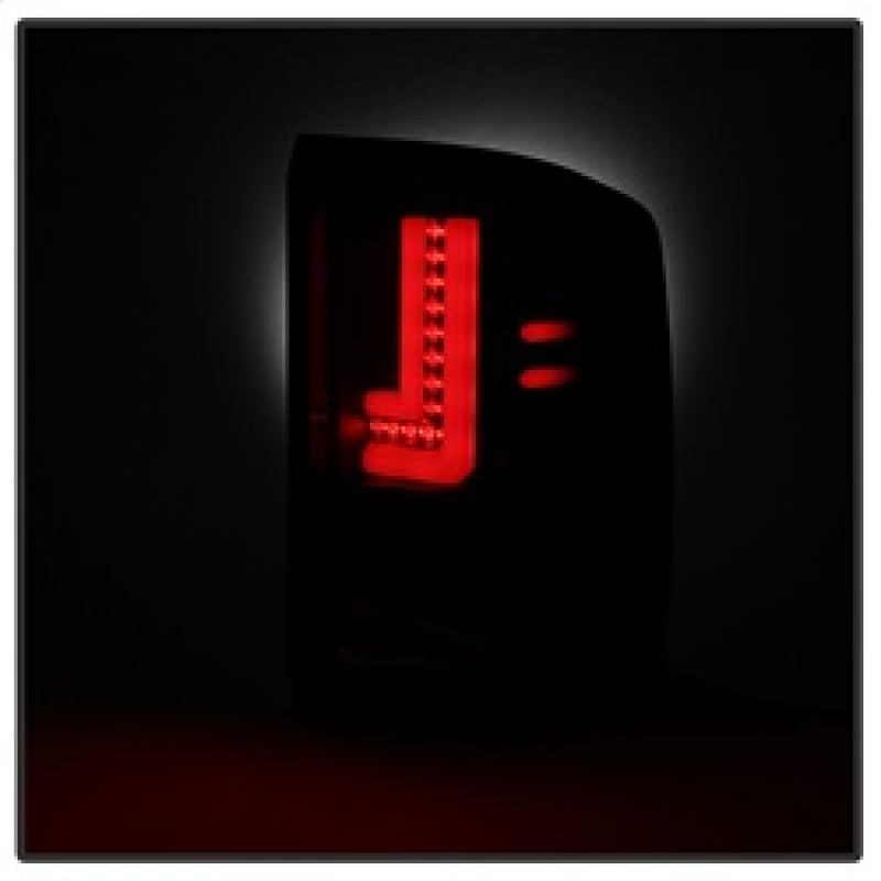 Spyder GMC Sierra 2016-2017 Light Bar LED Tail Lights - Black Smoke ALT-YD-GS16-LED-BSM 5083784