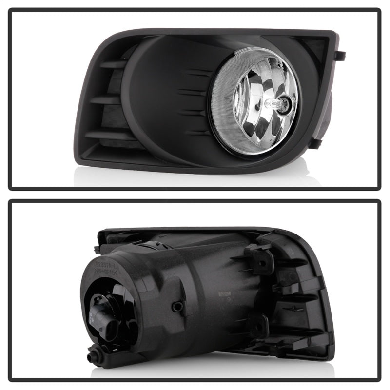 Spyder Toyota Sequoia 08-16 OEM Style Fog Lights w/OEM Fit Switch - Fog Bulbs-4145(Included) - Clear 5087133