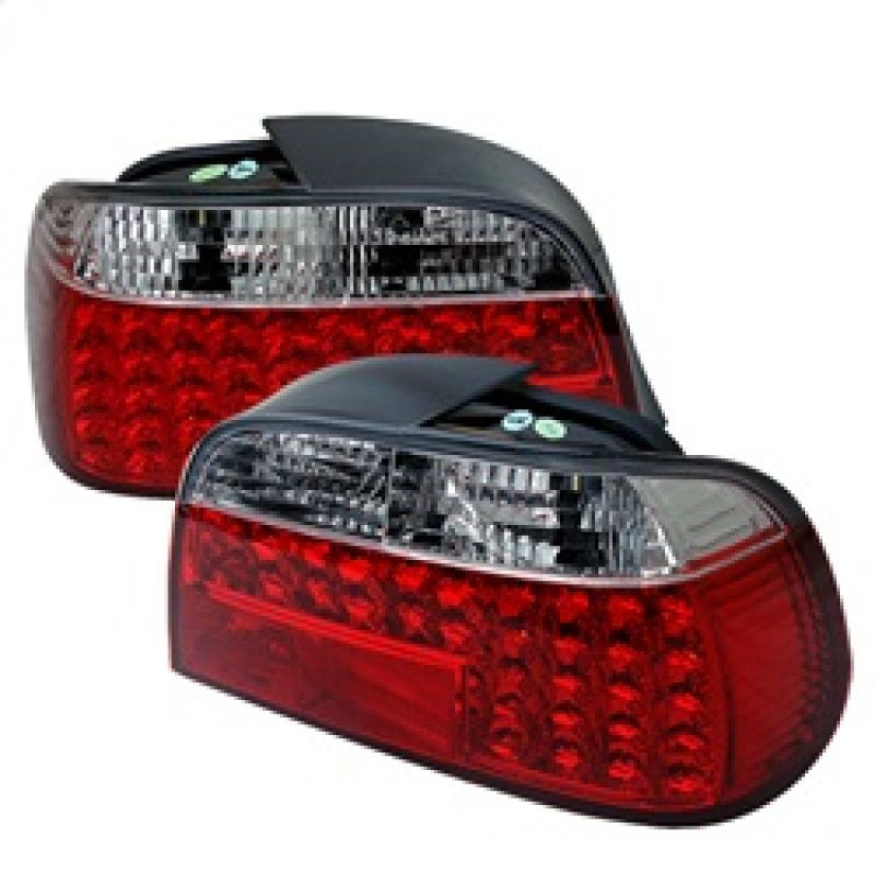 Spyder BMW E38 7-Series 95-01 LED Tail Lights Red Clear ALT-YD-BE3895-LED-RC 5000620