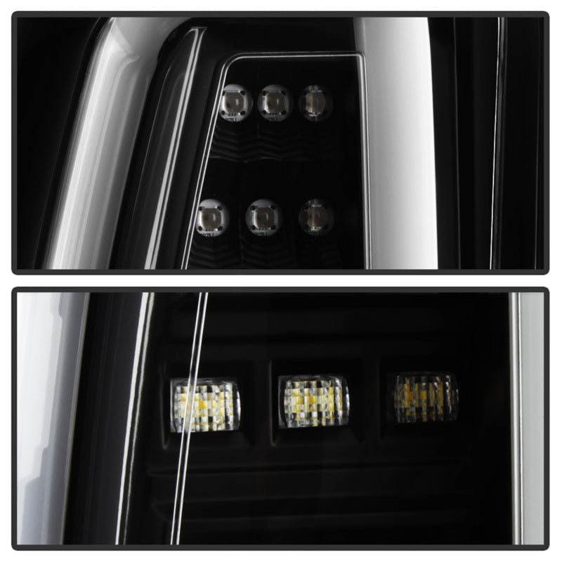 Spyder Chevy Tahoe / Suburban 15-17 Light Bar LED Tail Lights - Black (ALT-YD-CTA15-LED-BK) 5084583