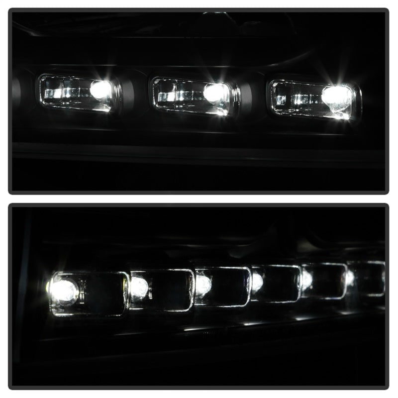 SPYDER Xtune Dodge Charger 06-10 1Pc LED Crystal Headlights Black HD-ON-DCH05-1PC-LED-BK 5017635