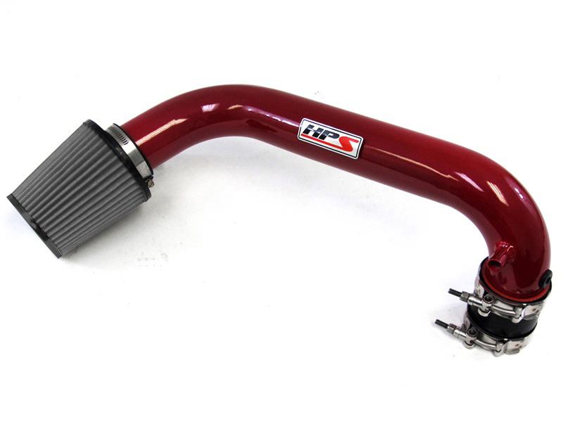 HPS Shortram Air Intake Kit 2001-2005 Honda Civic DX EX LX VI 1.7L, Red