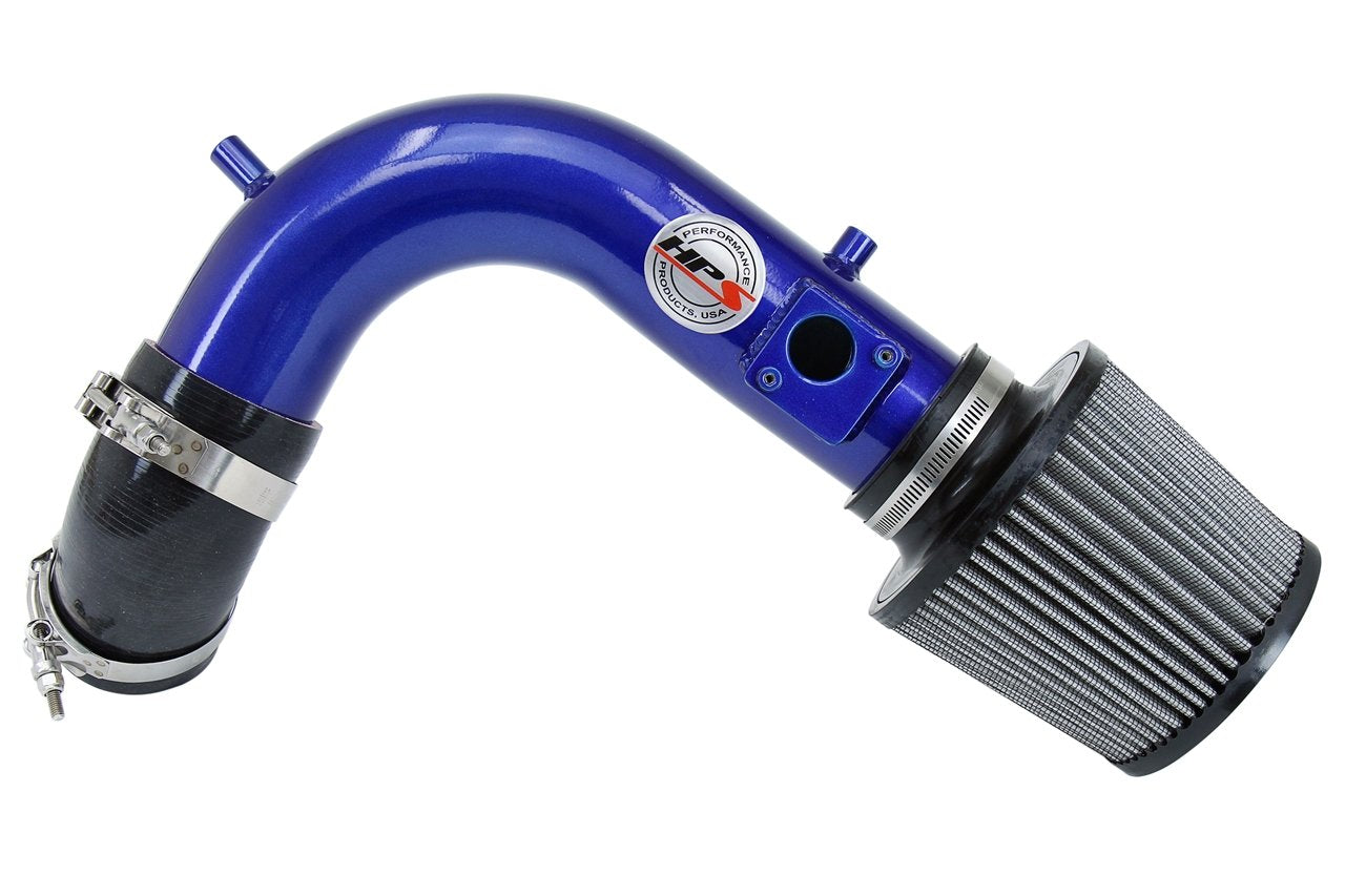 HPS Shortram Air Intake Kit 2008-2012 Honda Accord 2.4L, Blue