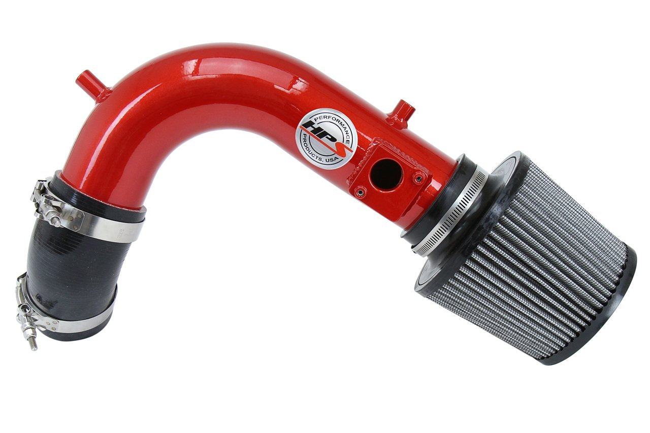 HPS Shortram Air Intake Kit 2008-2012 Honda Accord 2.4L, Red