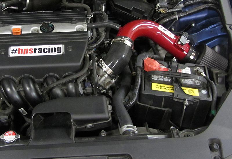 HPS Shortram Air Intake Kit 2009-2014 Acura TSX 2.4L, Red