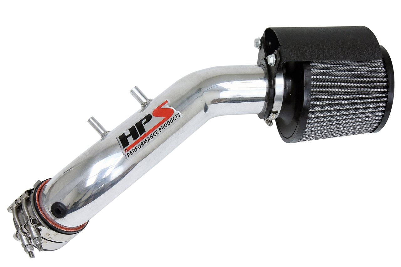 HPS Shortram Air Intake Kit 2004-2008 Acura TSX 2.4L, Includes Heat Shield, Polish