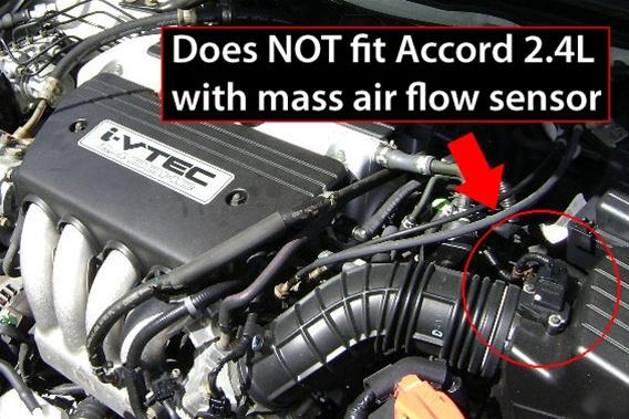 HPS Shortram Air Intake Kit 2003-2006 Honda Accord 2.4L without MAF Sensor, Includes Heat Shield, Blue
