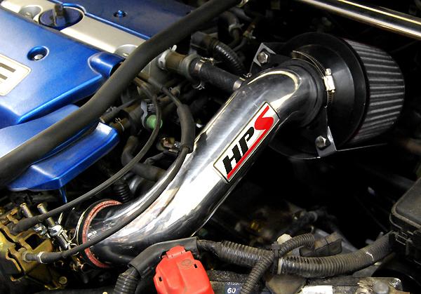 HPS Shortram Air Intake Kit 2002-2004 Honda CR-V 2.4L, Includes Heat Shield, Polish