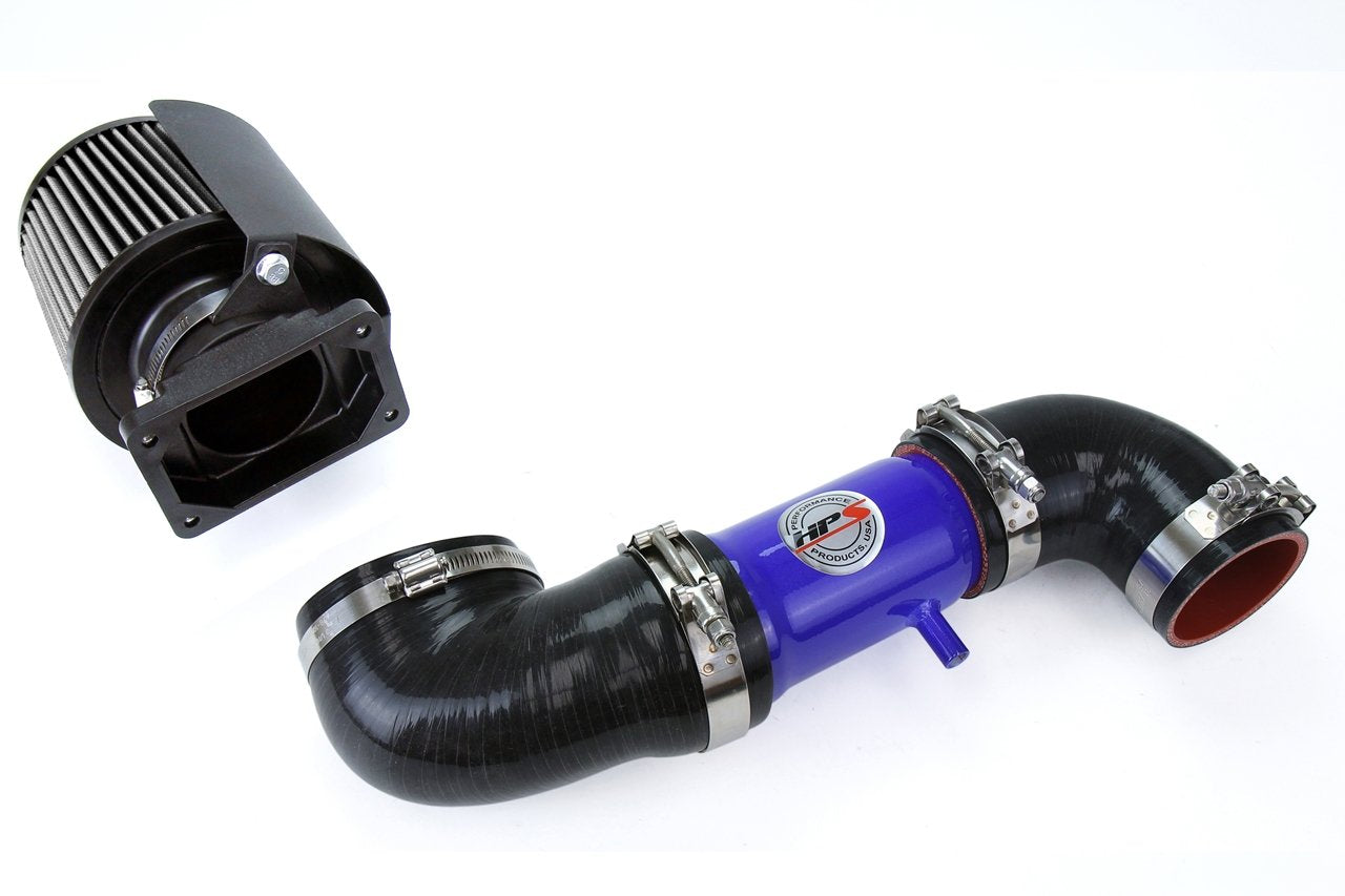 HPS Shortram Air Intake Kit 1991-1999 Mitsubishi 3000GT DOHC V6 3.0L Non Turbo, Includes Heat Shield, Blue