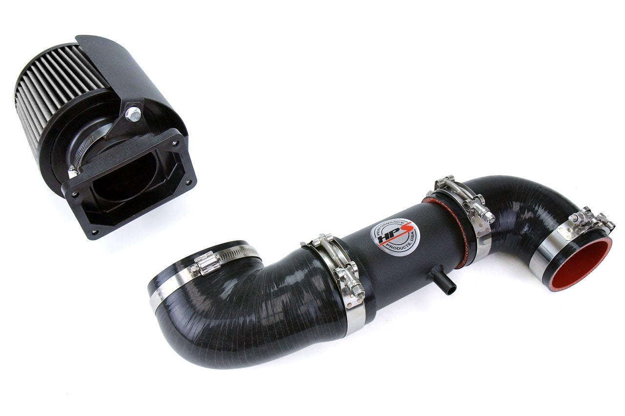 HPS Shortram Air Intake Kit 1991-1999 Dodge Stealth DOHC V6 3.0L Non Turbo, Includes Heat Shield, Black