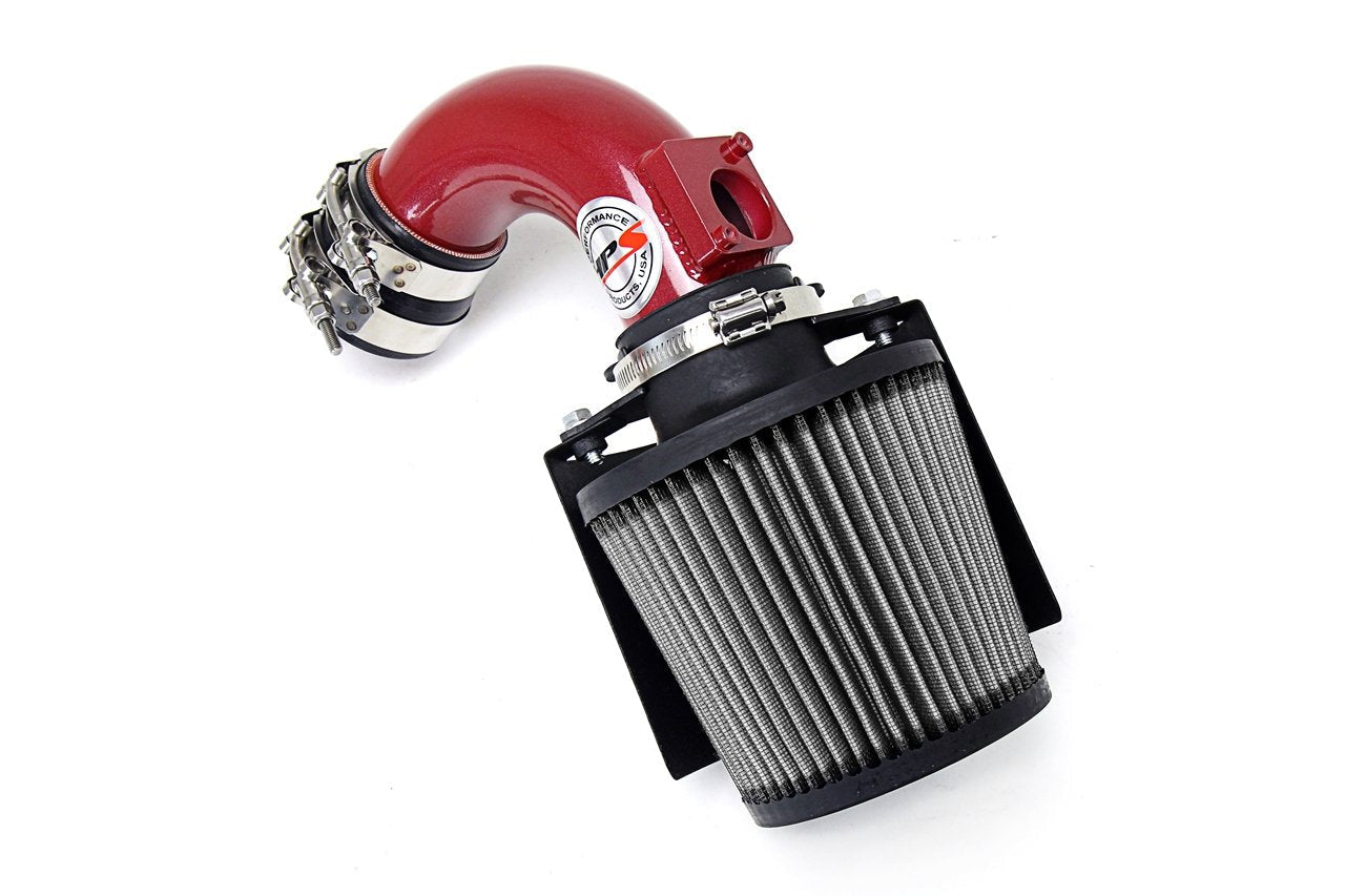HPS Shortram Air Intake Kit 2003-2009 Mazda Mazda3 2.0L 2.3L Non Turbo, Includes Heat Shield, Red