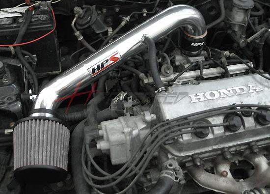 HPS Performance HPS Shortram Air Intake Kit 1996-2000 Honda Civic CX DX LX, Includes Heat Shield, 827-408