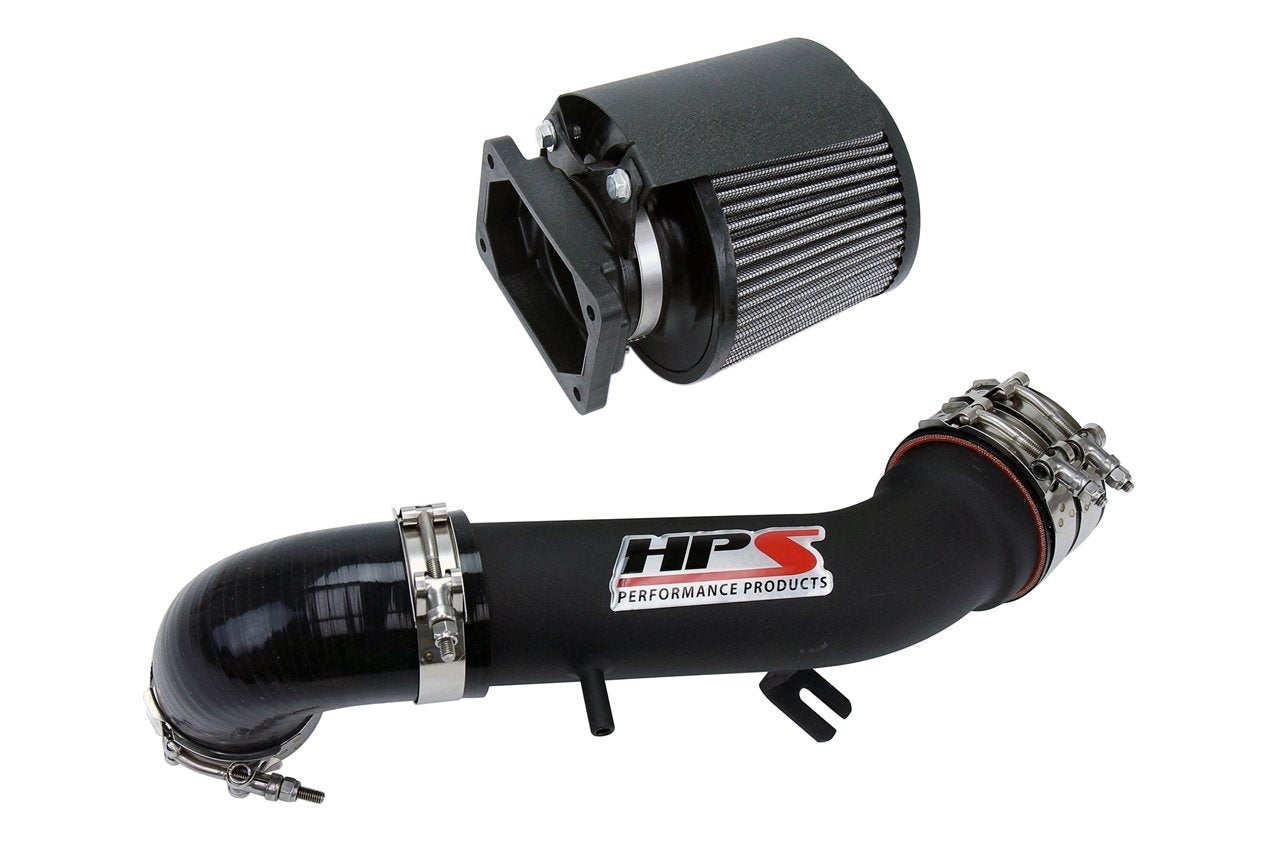 HPS Performance HPS Shortram Air Intake Kit 2001-2003 Dodge Stratus R/T V6 3.0L, Includes Heat Shield, Black