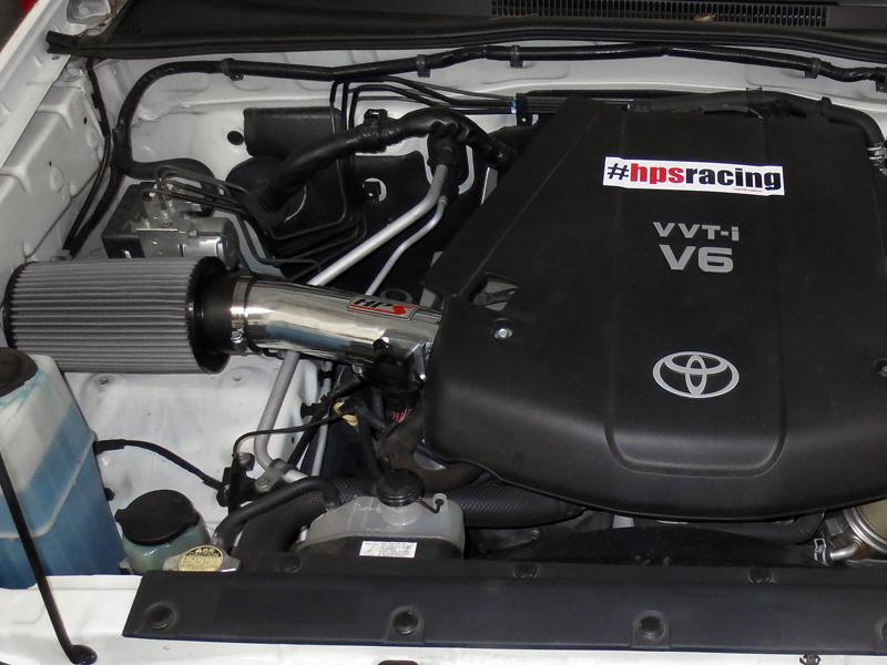 HPS Shortram Air Intake Kit 2007-2009 Toyota FJ Cruiser 4.0L V6, Polish