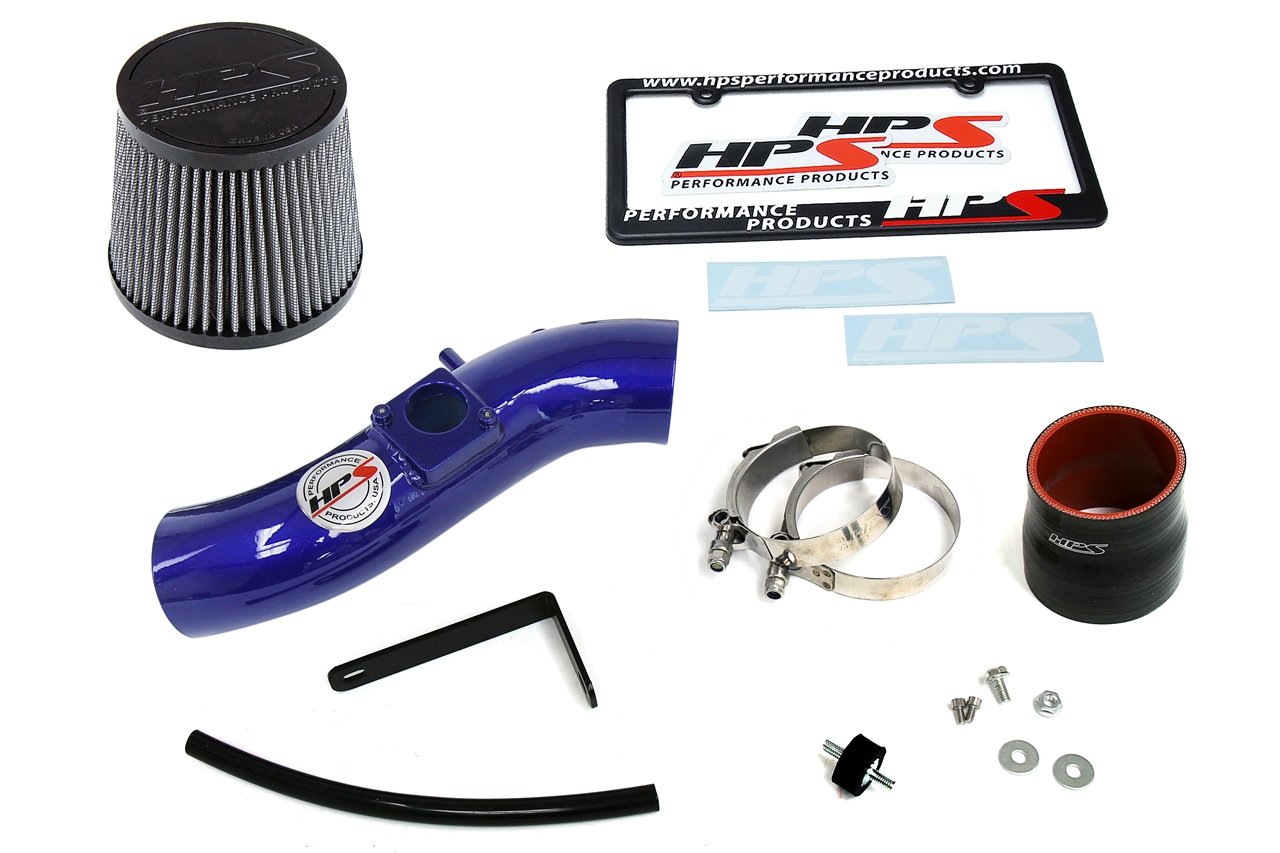 HPS Shortram Air Intake Kit 2003-2004 Toyota Matrix XR 1.8L, Blue