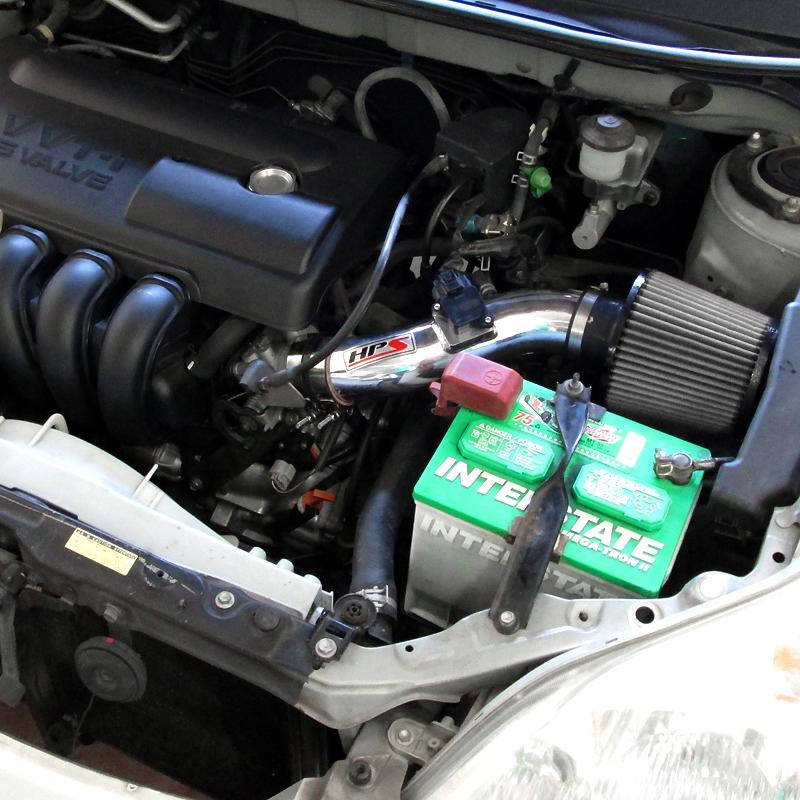 HPS Shortram Air Intake Kit 2003-2004 Toyota Matrix XR 1.8L, Polish