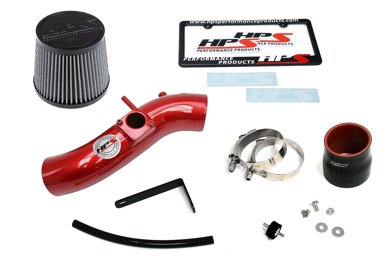 HPS Shortram Air Intake Kit 2003-2004 Toyota Corolla 1.8L, Red