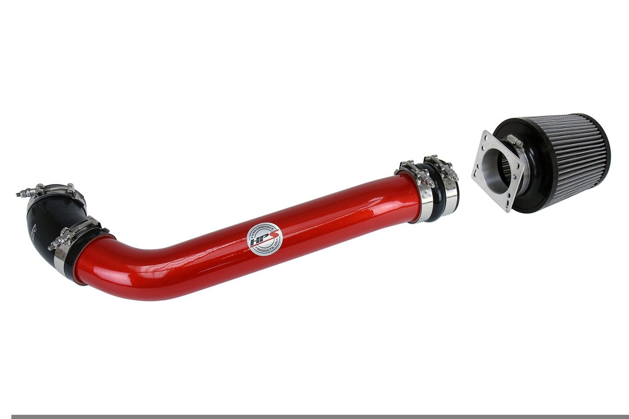 HPS Shortram Air Intake Kit 1989-1995 Toyota Pickup 22RE 2.4L, Red