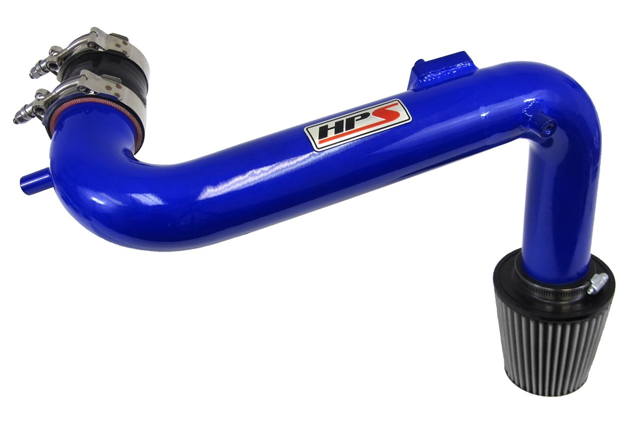 HPS Performance Products Shortram Air Intake Kit 2012-2015 Scion iQ 1.3L US-Spec, Blue