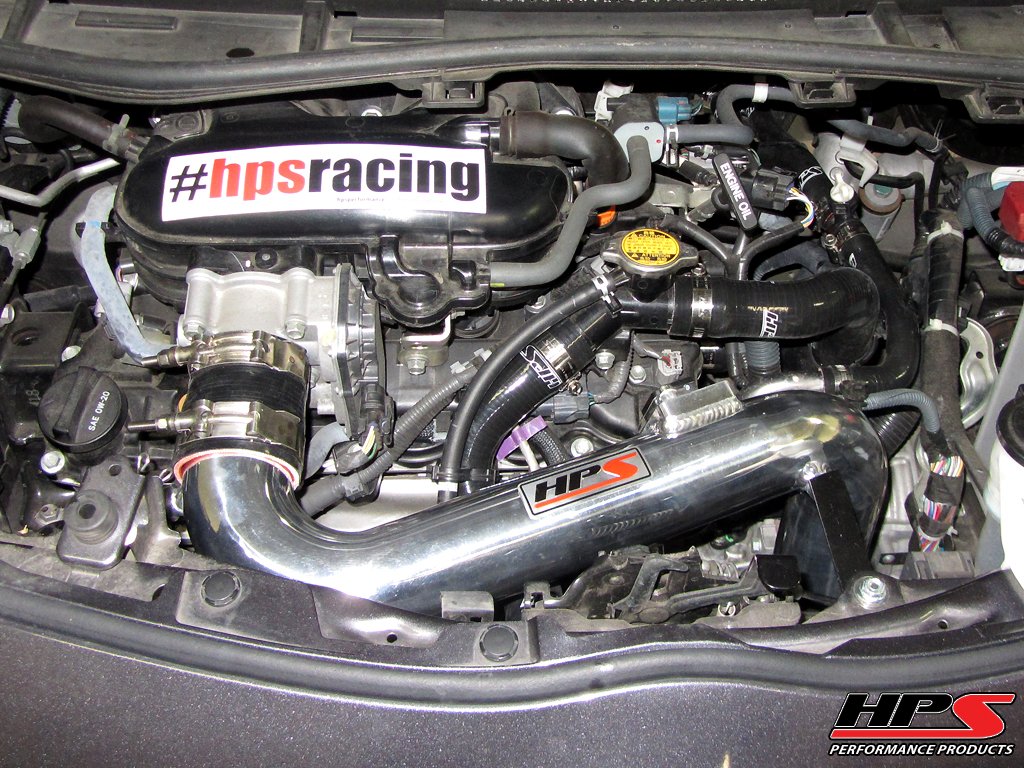 HPS Performance Products Shortram Air Intake Kit 2012-2015 Scion iQ 1.3L US-Spec, Polish
