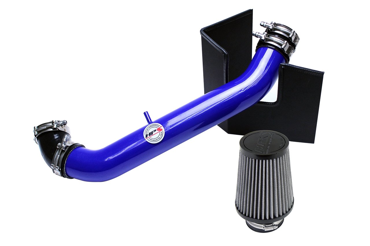 HPS Shortram Air Intake Kit 1999-2005 Mazda Miata 1.8L Non Turbo, Includes Heat Shield, Blue