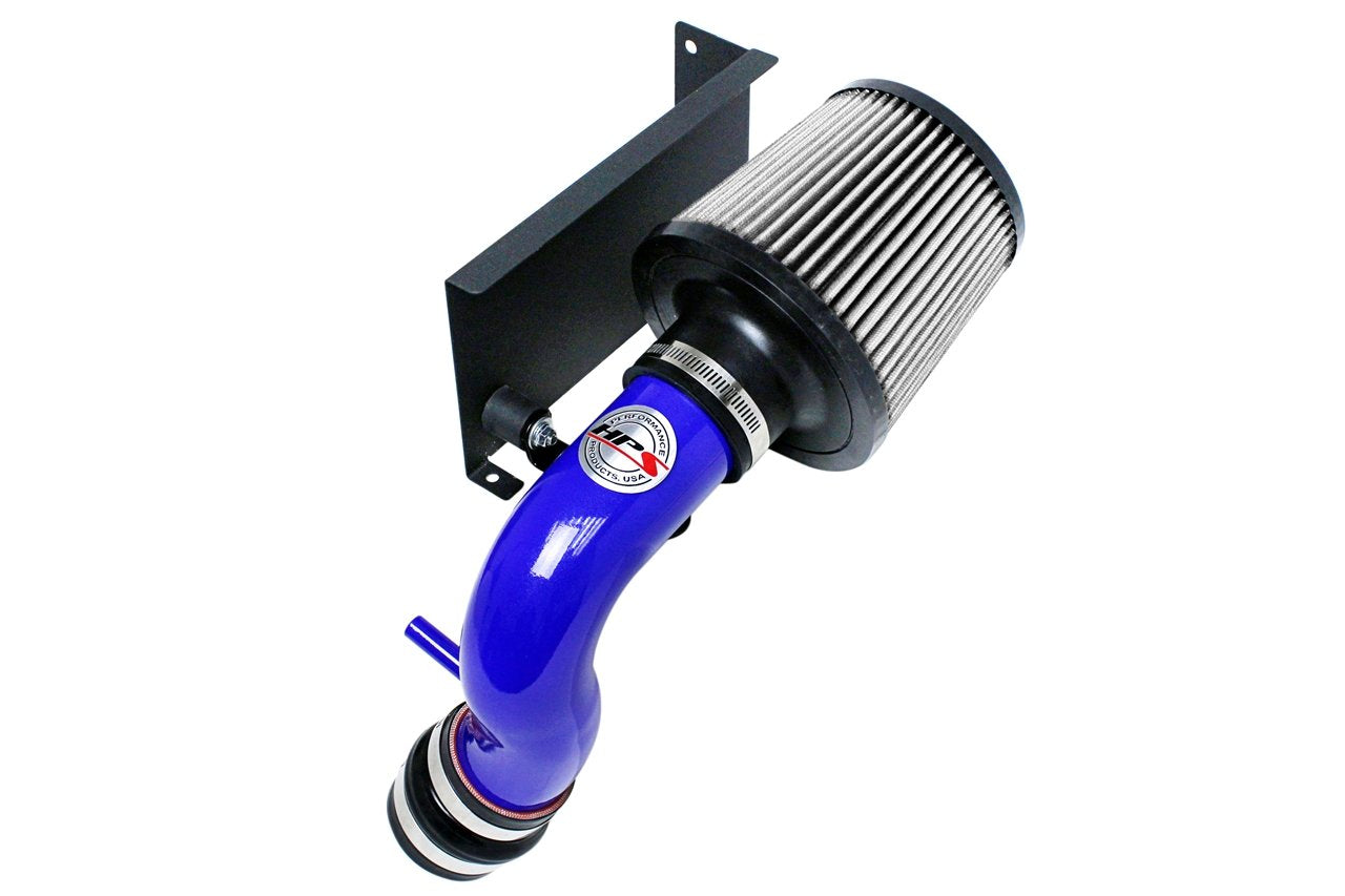 HPS Shortram Air Intake Kit 2002-2005 Mini Cooper S 1.6L Supercharged, Includes Heat Shield, Blue