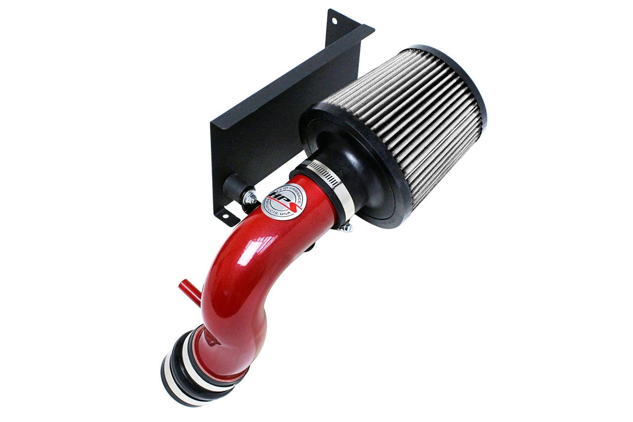 HPS Shortram Air Intake Kit 2002-2005 Mini Cooper S 1.6L Supercharged, Includes Heat Shield, Red