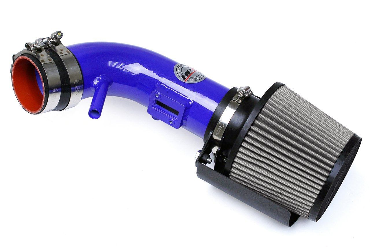 HPS Shortram Air Intake Kit 2013 Nissan Altima Coupe 2.5L 4Cyl, Includes Heat Shield, Blue