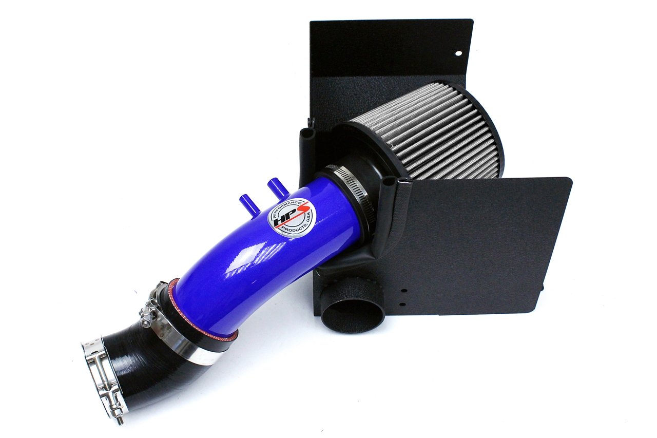 HPS Performance Products HPS Shortram Air Intake Kit 2013 Kia Forte5 2.0L, Includes Heat Shield, Blue