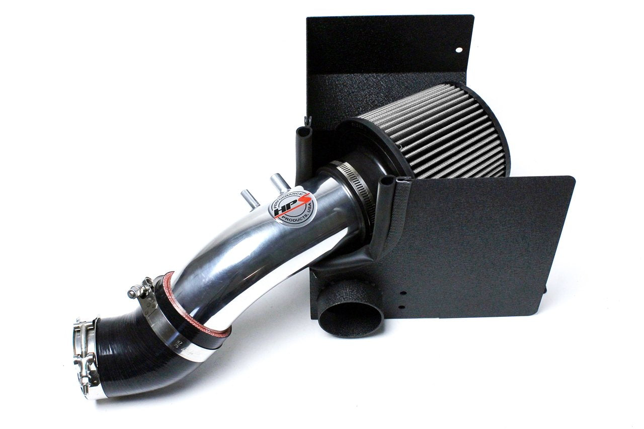 HPS Performance Products HPS Shortram Air Intake Kit 2010-2013 Kia Forte Koup 2.4L, Includes Heat Shield, Polish