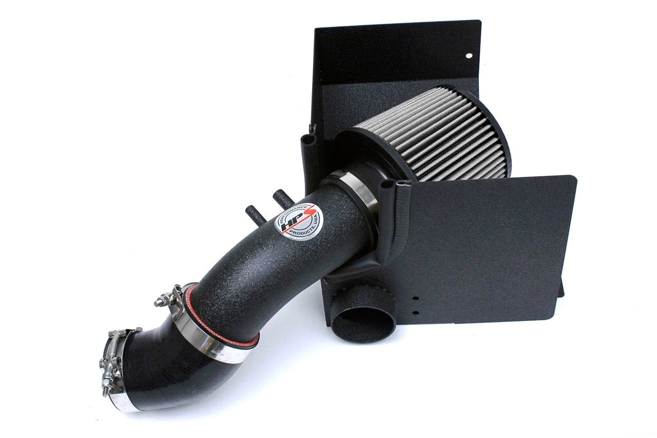 HPS Performance Products HPS Shortram Air Intake Kit 2013 Kia Forte5 2.0L, Includes Heat Shield, Black