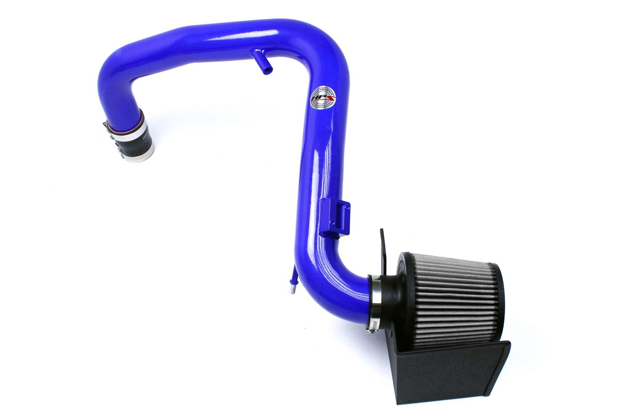 HPS Shortram Air Intake Kit 2014-2015 Ford Fiesta ST 1.6L Turbo, Includes Heat Shield, Blue