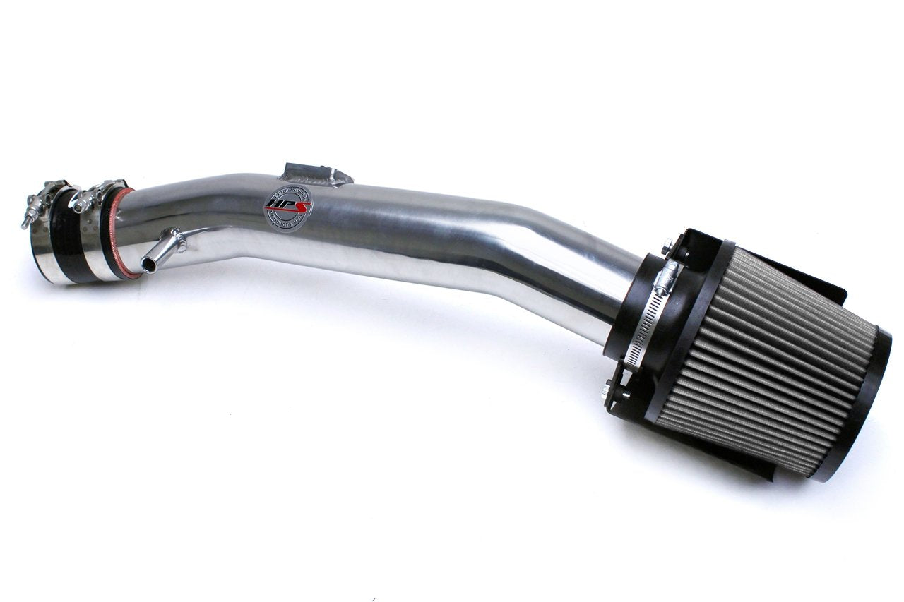 HPS Performance HPS Shortram Air Intake Kit 2004-2006 Nissan Altima V6 3.5L, Includes Heat Shield, Polish