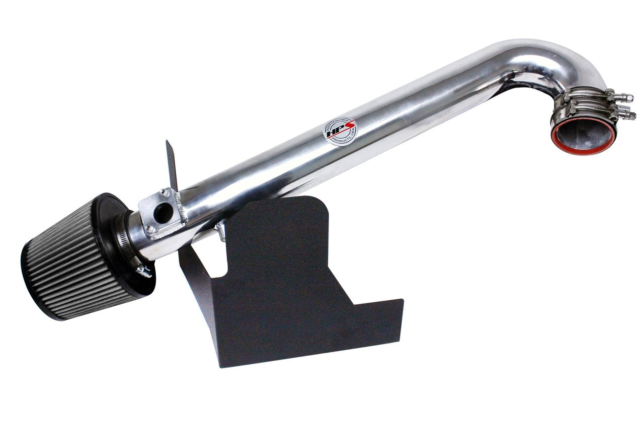 HPS Shortram Air Intake Kit 2012-2017 Subaru Legacy 2.5L Non Turbo, Includes Heat Shield, Polish