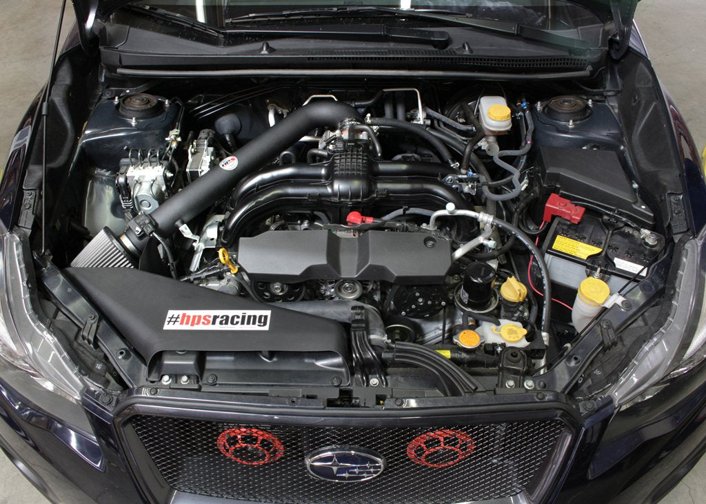 HPS Shortram Air Intake Kit 2012-2017 Subaru Legacy 2.5L Non Turbo, Includes Heat Shield, 827-563