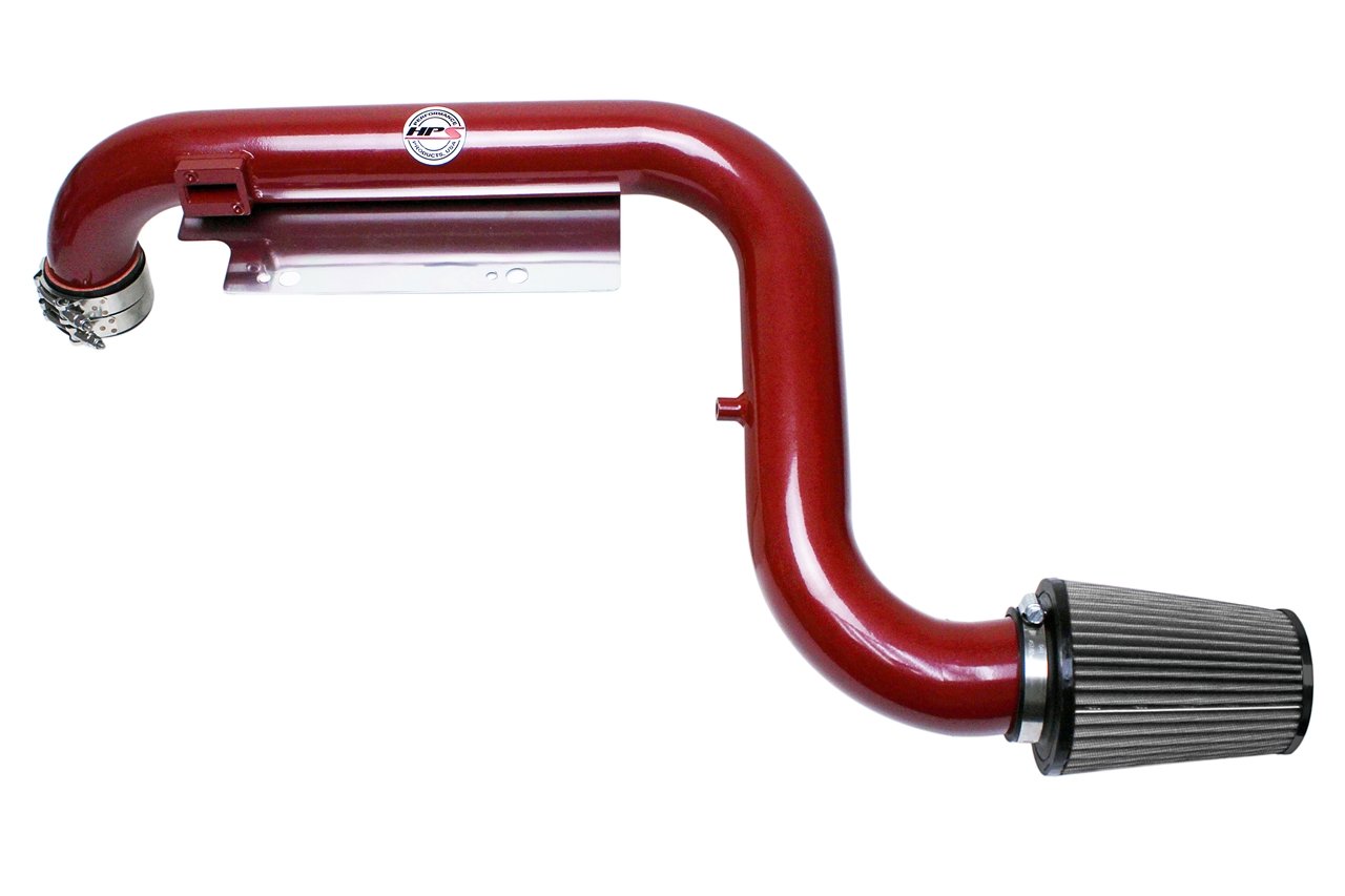 HPS Shortram Air Intake Kit 2006-2008 Volkswagen GTI 2.0T Turbo FSI, Includes Heat Shield, Red