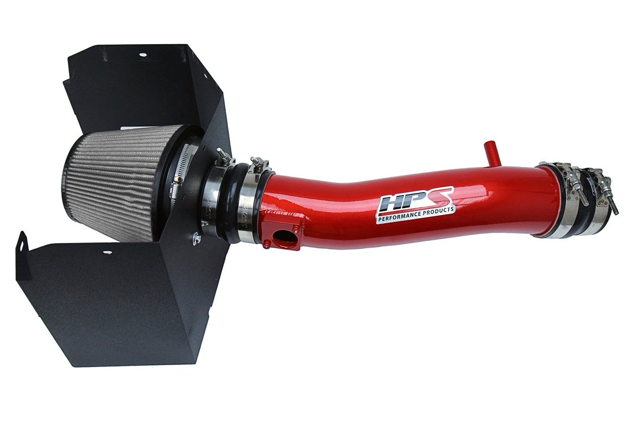 HPS Performance Products HPS Shortram Air Intake Kit 2016-2023 Toyota Tacoma 3.5L V6, Includes Heat Shield, 827-595