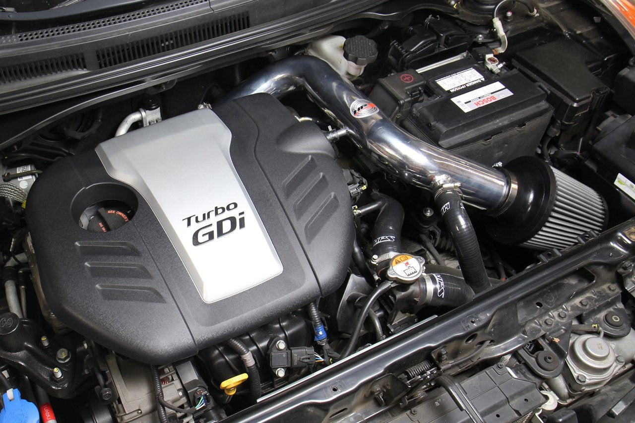 HPS Shortram Air Intake Kit 2013-2017 Hyundai Veloster 1.6L Turbo, Black